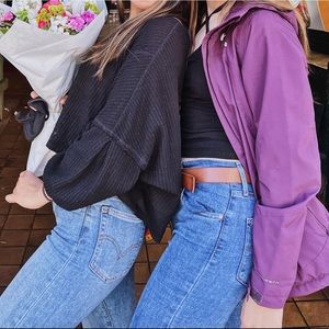 Free people backless sweater